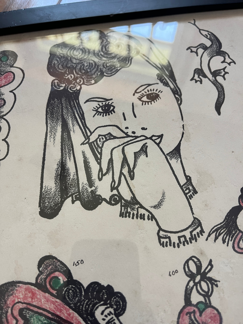 Antique1930s Chicago tattoo supply house sheet.