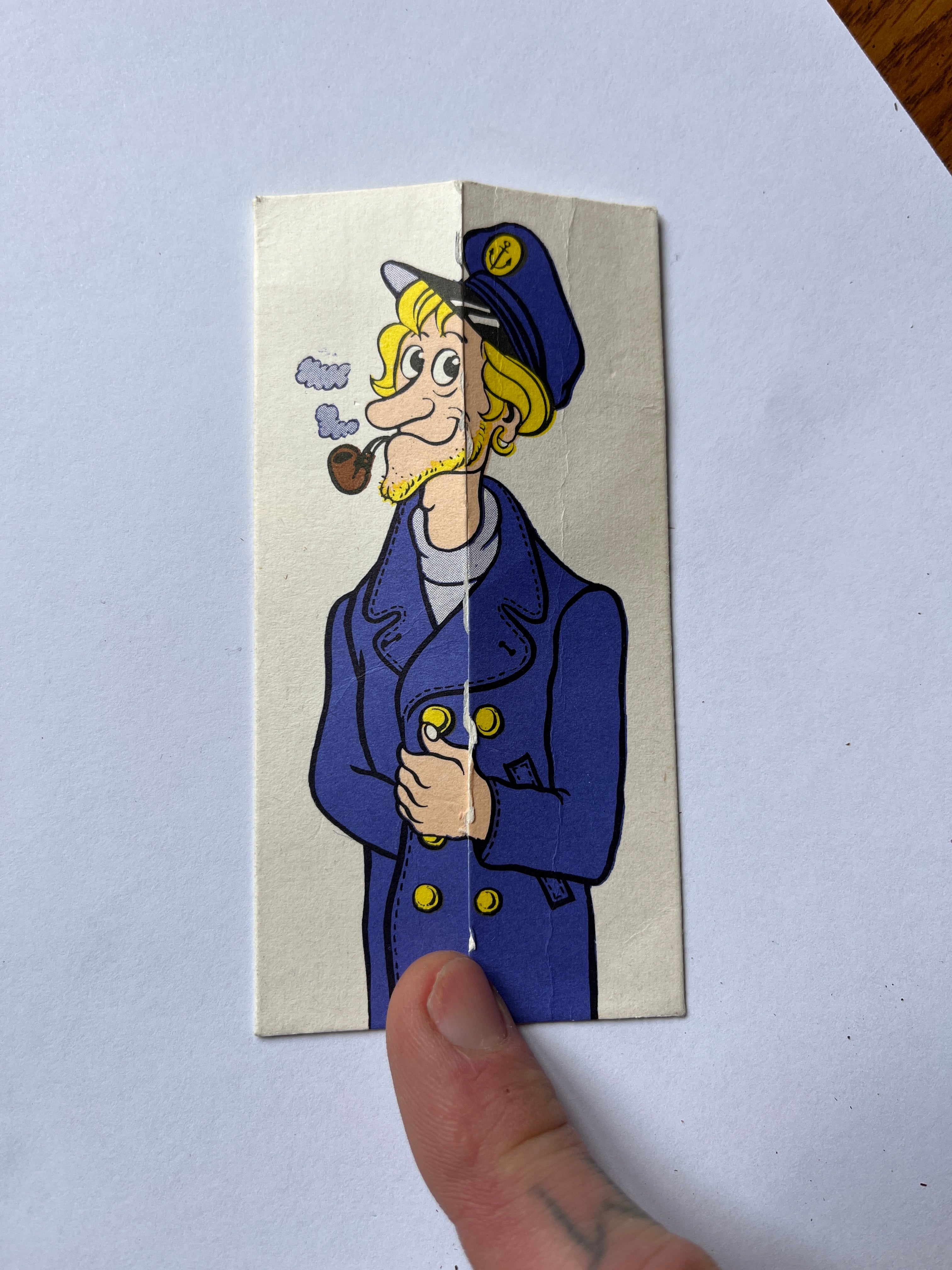 Tri fold Herbert Hoffman biz card.